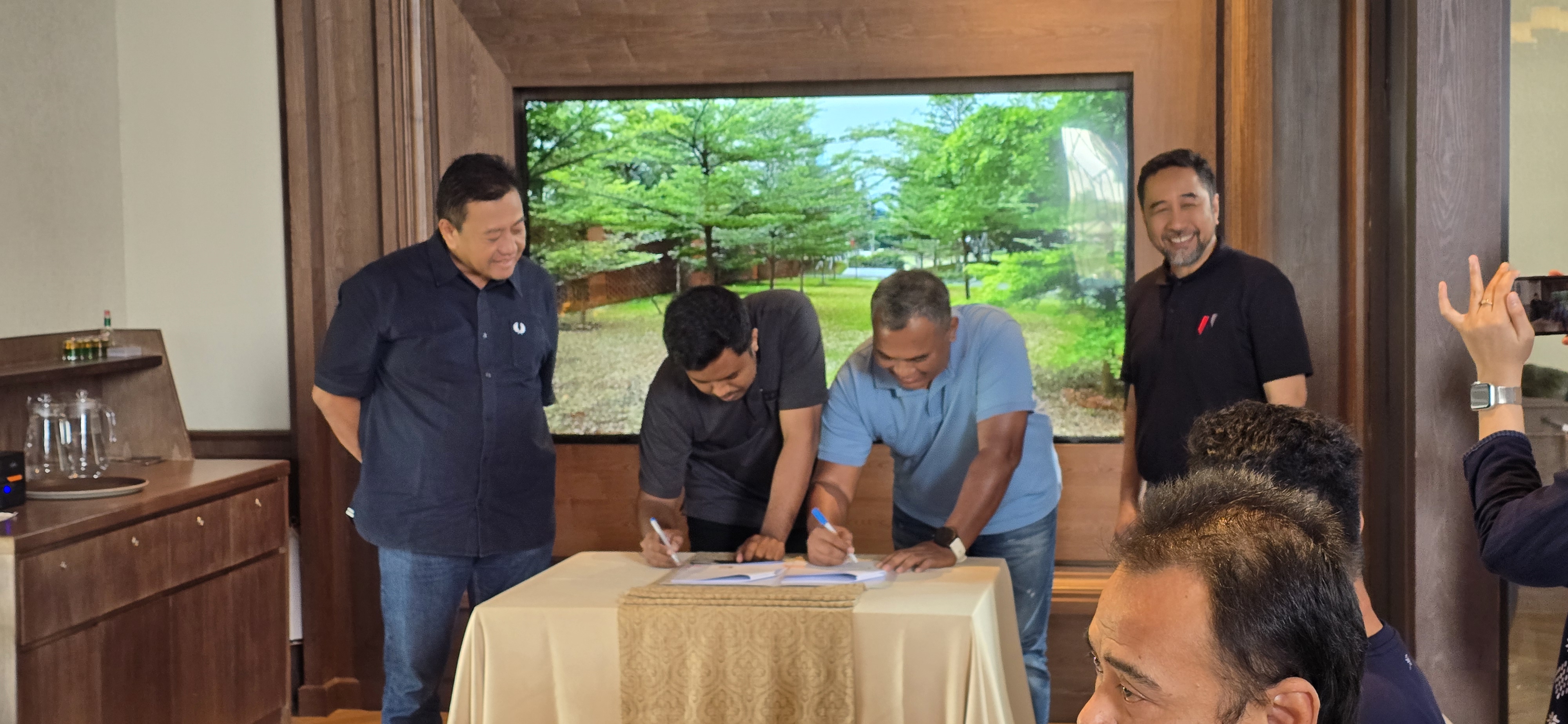 Penandantangan Kerjasama dengan Infranexia (PT Telkom Infrastruktur Indonesia)